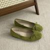 Fashion Footwear Round Toe  Women Ballet Flats Dance Shoes Luxury Female Shallow Fashion Butterfly-Knot Slip On Ladies Flats Shoes