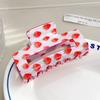 Square Fruit Series Crab Clip Hollow Acetic Acid Shark Clip Cute Geometry Hair Claw  Lady/Girls
