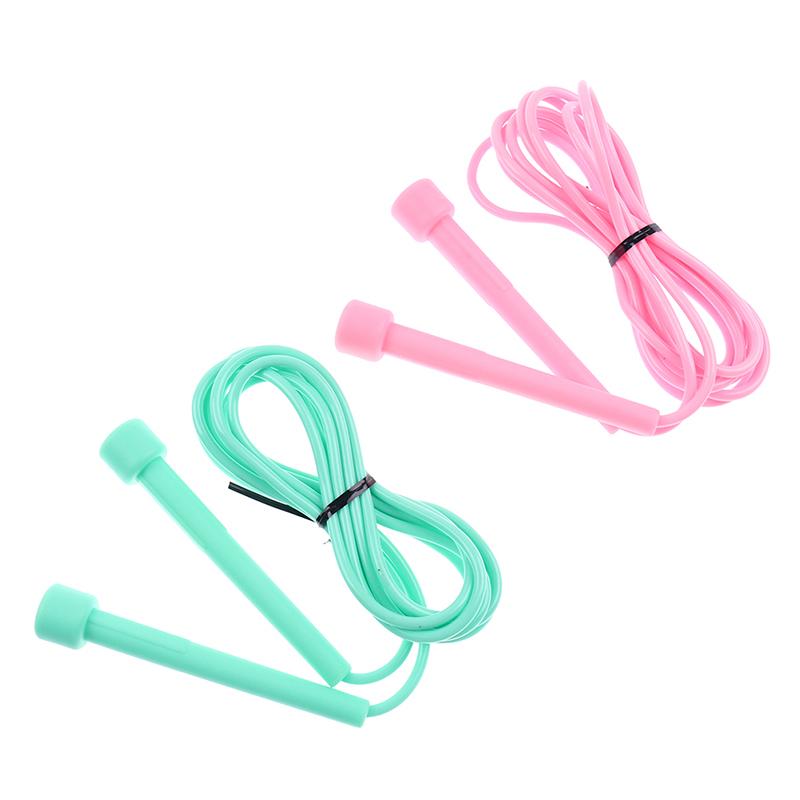 1Pc Speed Jump Rope Kids Pvc hoppetau Justerbart treningsutstyr