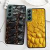 Crocodile Skin Phone Case For Samsung Galaxy S22 S25 Ultra S21 S10 Plus S26 Edge S20 S23 S24 FE Cover Silicone Soft TPU Clea