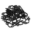 100pcs Christmas Lights Gutter Clips Reusable Waterproof Frostproof Plastic Gutter Clips String Light Hooks for Party