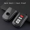 Carbon Fiber Key Case for Toyota Highlander, Corolla, Avalon, Camry