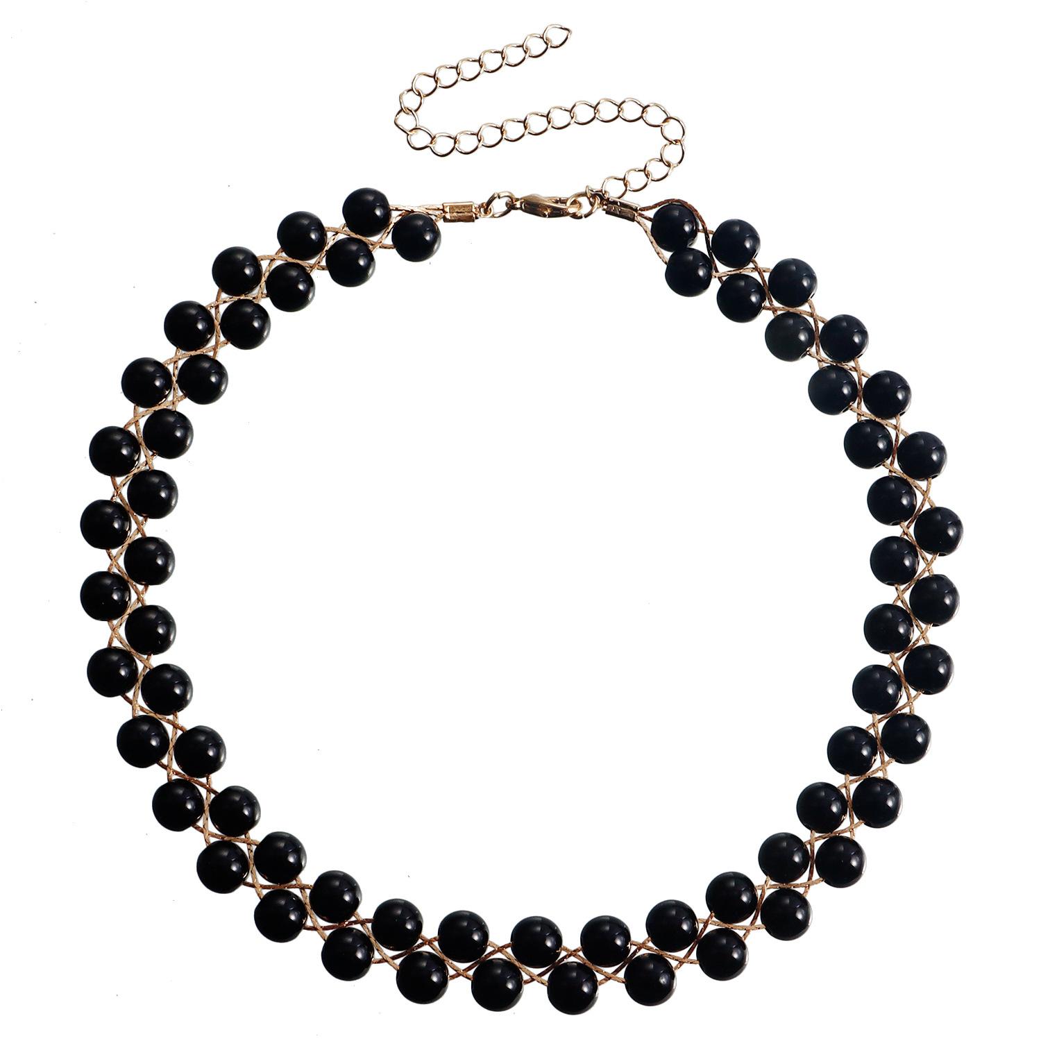 

Легкое роскошное атмосферное высокочувствительное искусственное жемчужное ожерелье для женщин, простое, элегантное, универсальное, холодный ветер, ключичная цепочка