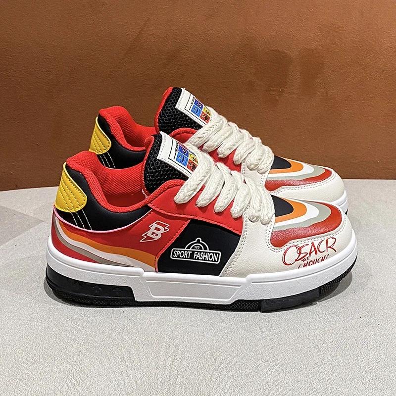 Diseñador de Moda Pato Mandarín Zapatillas de Plataforma para Correr para Mujer Zapatos de Tenis para Mujer Zapatillas Gruesas para Caminar Zapatos Casuales Vulcanizados