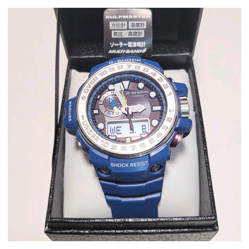 Casio G-SHOCK Marine Series Smart Tide Moon Age LED Light Smart Waterproof Solar Powered Six Bureau Radio Quartz Movement Japanese and GWN-1000-2AER