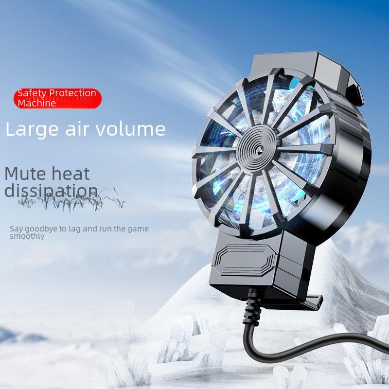 X16 Air-Cooled Portable Mobile Phone Radiator H15 - Gaming Cooling Fan