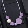 And American Style Unique Exaggerated Niche Necklace for Women, 2026 New Model, Purple Decorative Choker, Clavicle Chain, Stylish Sweater Chain