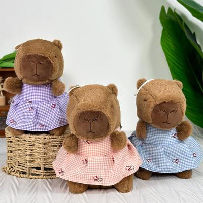 Translated Kapibala Doll Plush Doll Skirt Capybara Rag Doll 8-inch Clip Machine Doll