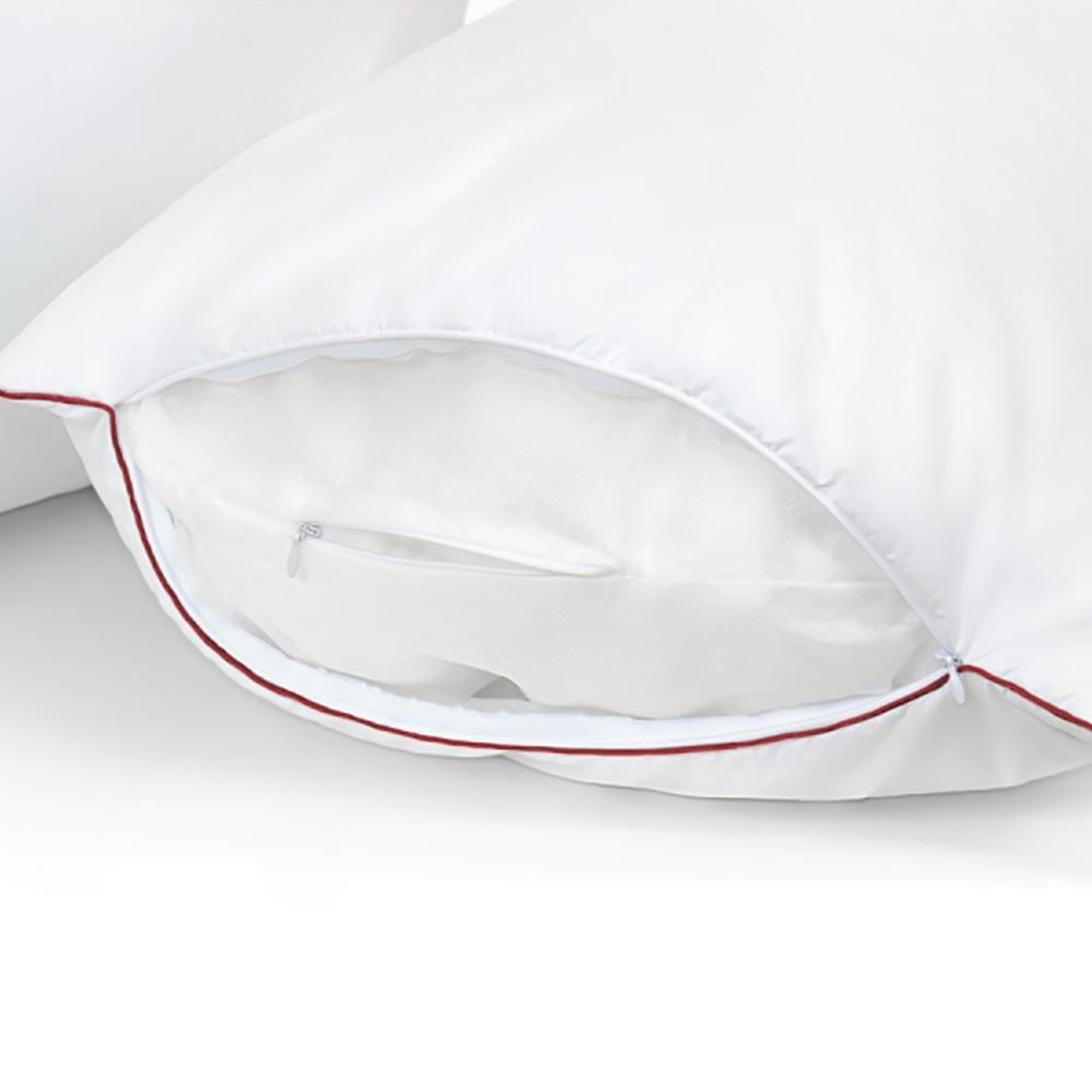 Polyester (Anti-Allergen) Pillow DeLuxe Hand Made №1176 100% Cotton, 100% Polyester Filling. Medium.