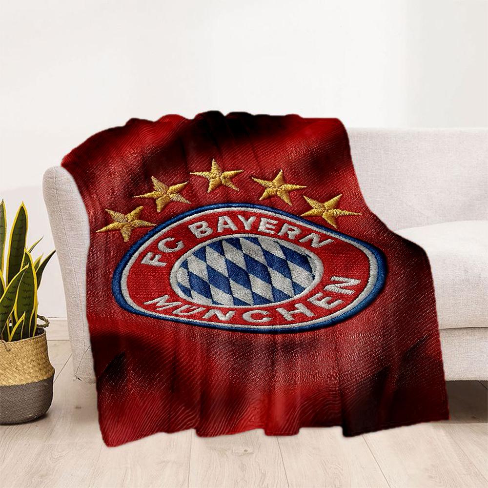 Bayern Munich Blanket Warmthful Decor Perfect for Chair Bed Office All-Season Use Digital Print Ideal Gift For Birthday Valentine'S Day