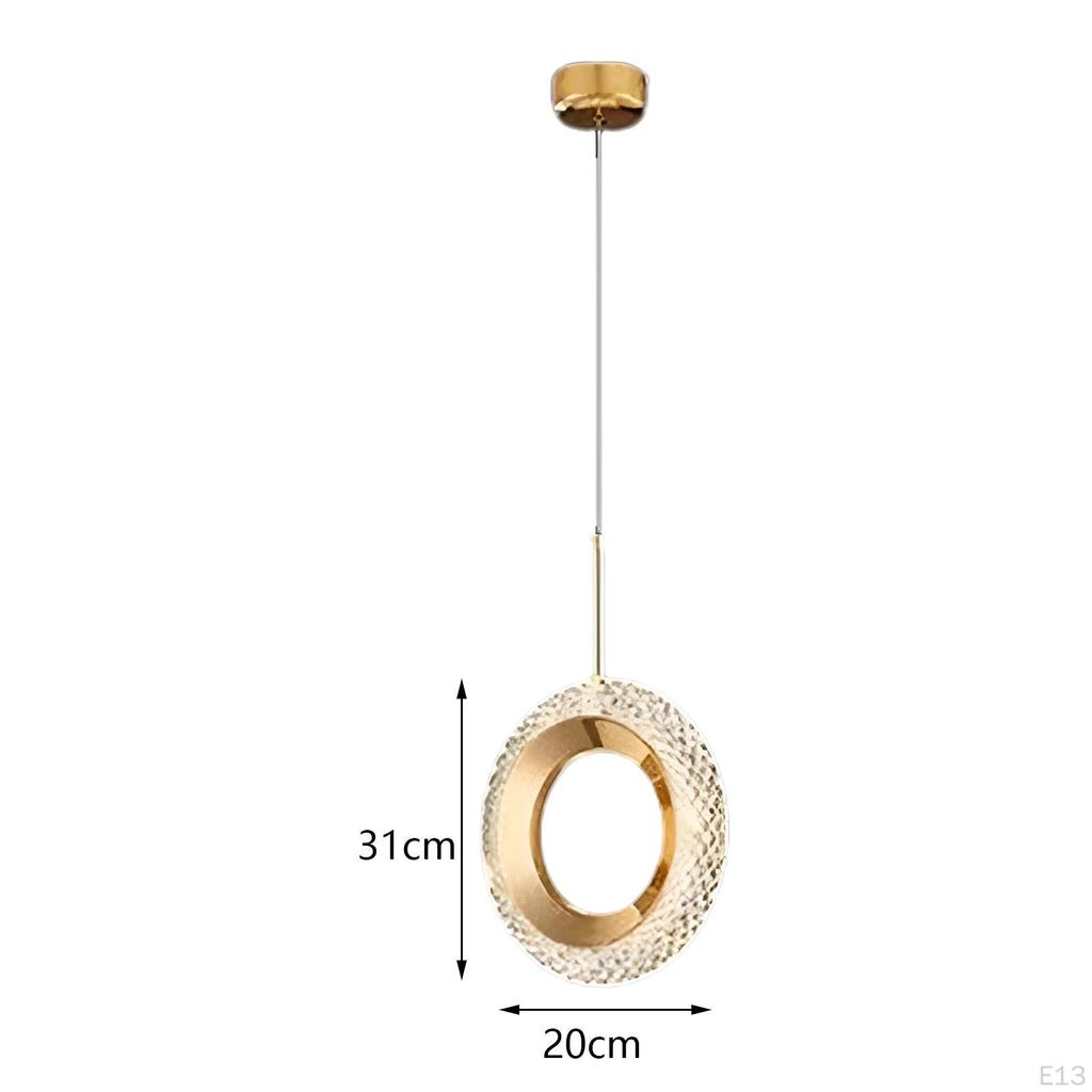 Contemporary LED Hanging Light Fixture for Home Decor