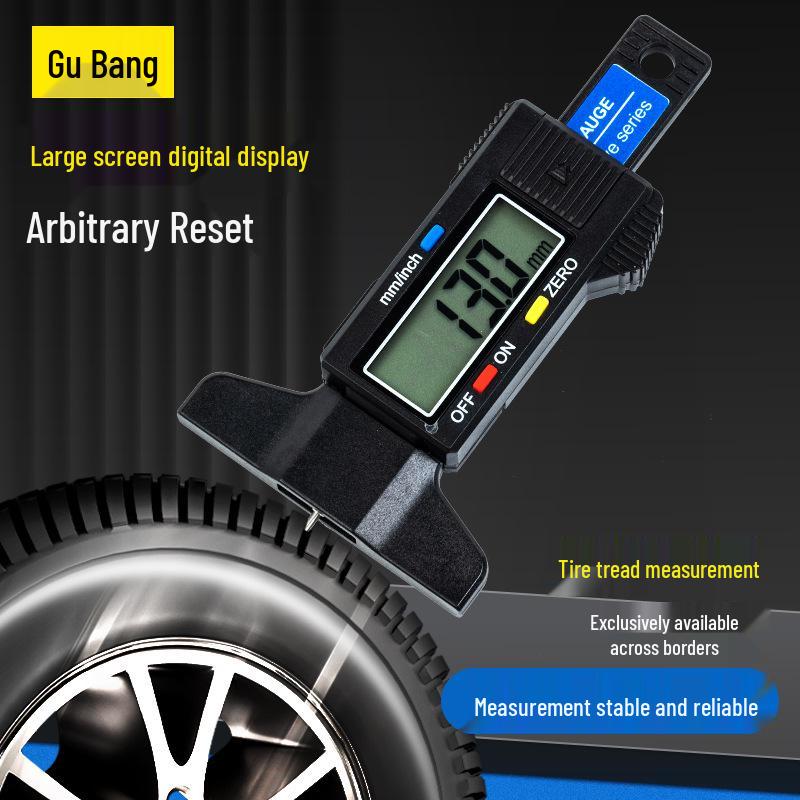 Large Screen Digital Tire Gauge and Tread Depth Measure