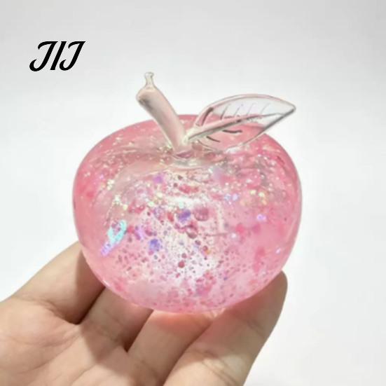 Flexible Anti Anxiety Toy Fruit Squeeze Sensory Toy, Christmas Shaped Soft Slow Rise Fidget Desktop Cute Novelty Stress Relief for Adults Kids Rubber