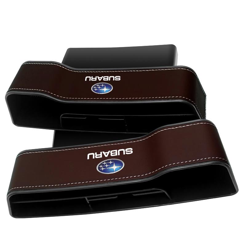 2 st Bilsätesorganisatör Förvaringslåda för springor Spaltgap Biltillbehör För Subaru Legacy LEVORG WRX Outback XV Forester Ascent Exiga SOLTERRA Tribeca