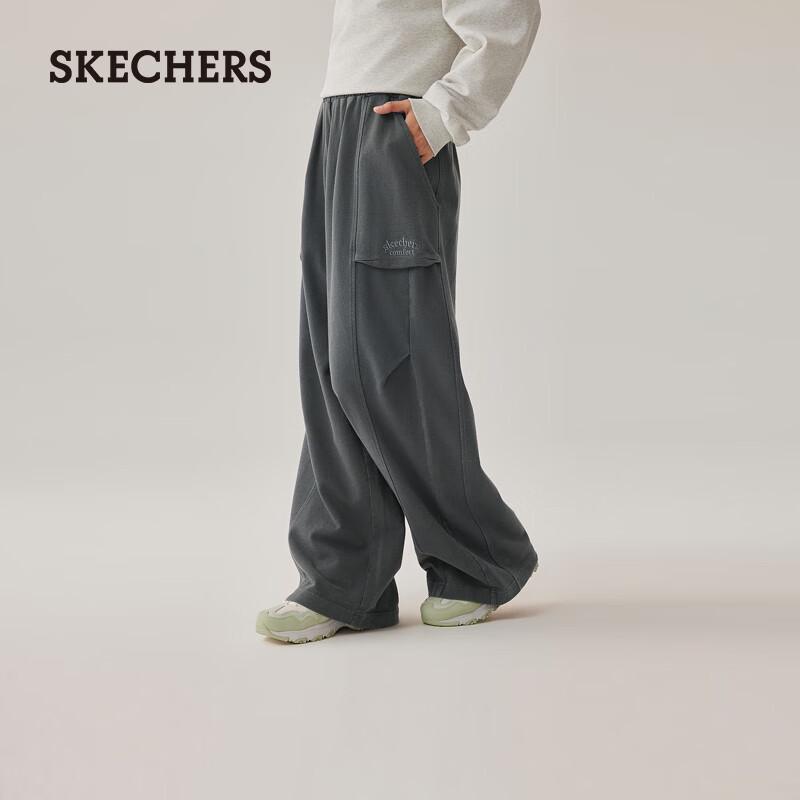 Skechers Cheng Yi Collection 2025 Autumn Unisex Cotton Casual Sports Pants L325W069