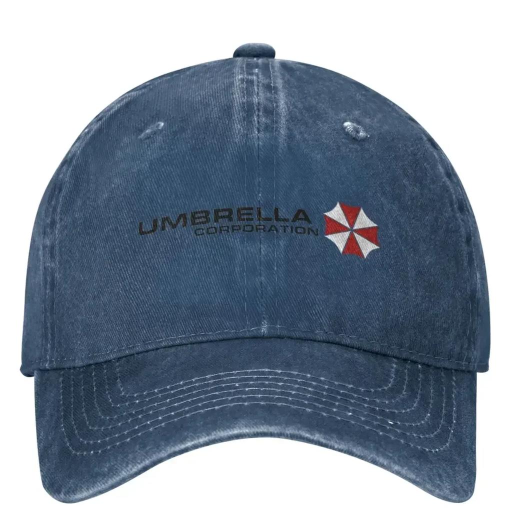 Herren Damen Umbrell Resident Evils 4 Baseballkappen Vintage Used Gewaschen Snapback Hut Verstellbar
