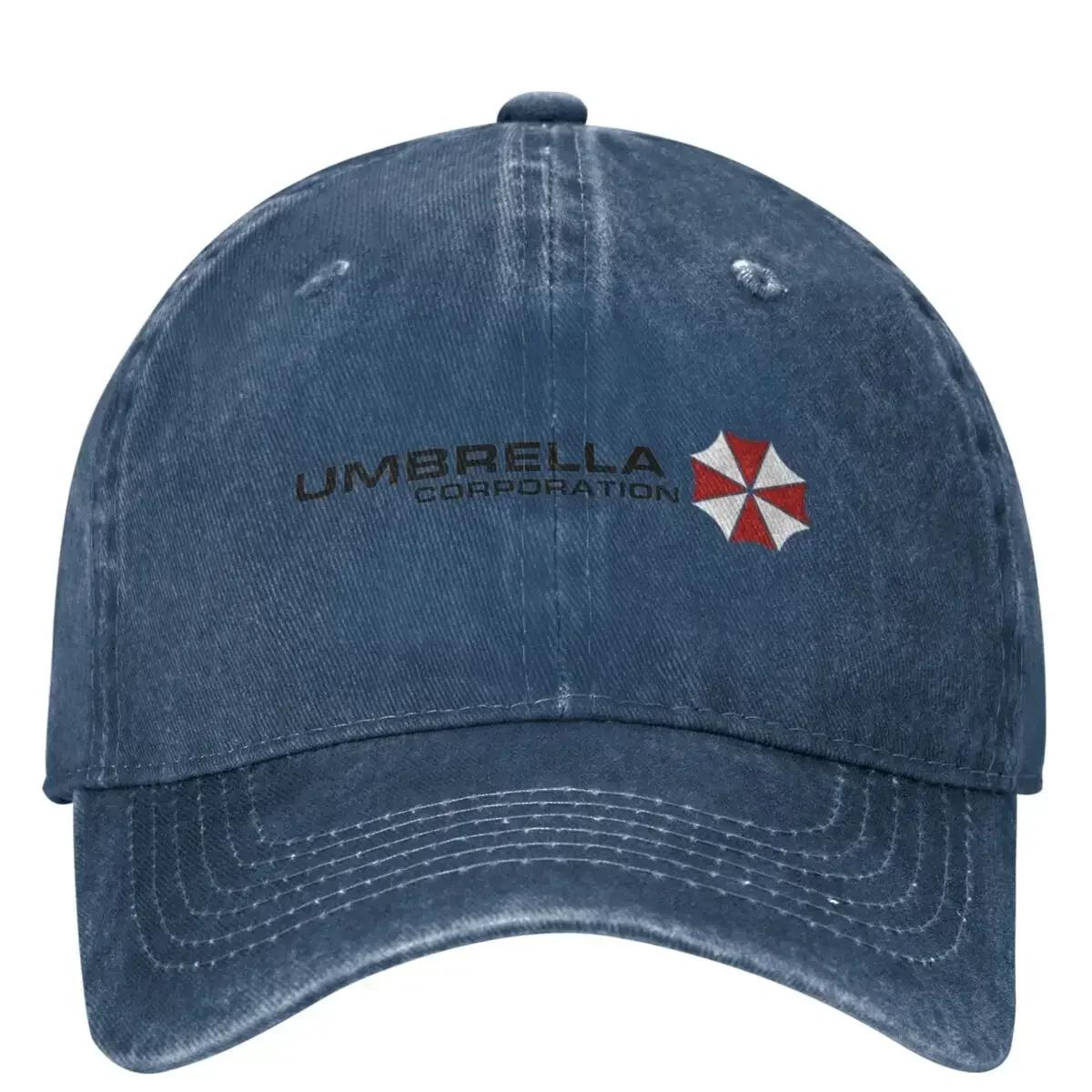

Men Women Umbrell Resident Evils 4 Baseball Caps Vintage Distressed Washed Snapback Hat Adjustable One Size