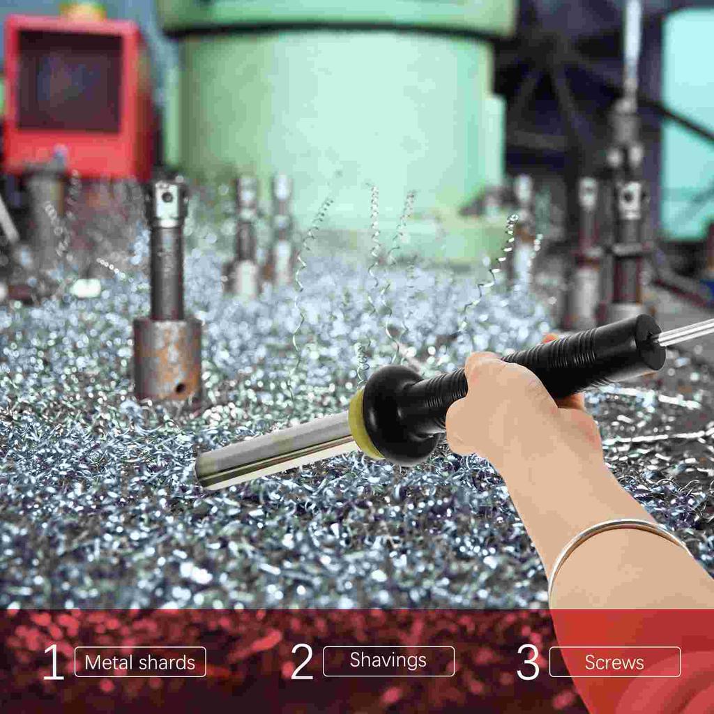  Iron Remover Magnets Metal Shavings Rod Pick Up with Handle Magnetic Swarf Retrieving Strong