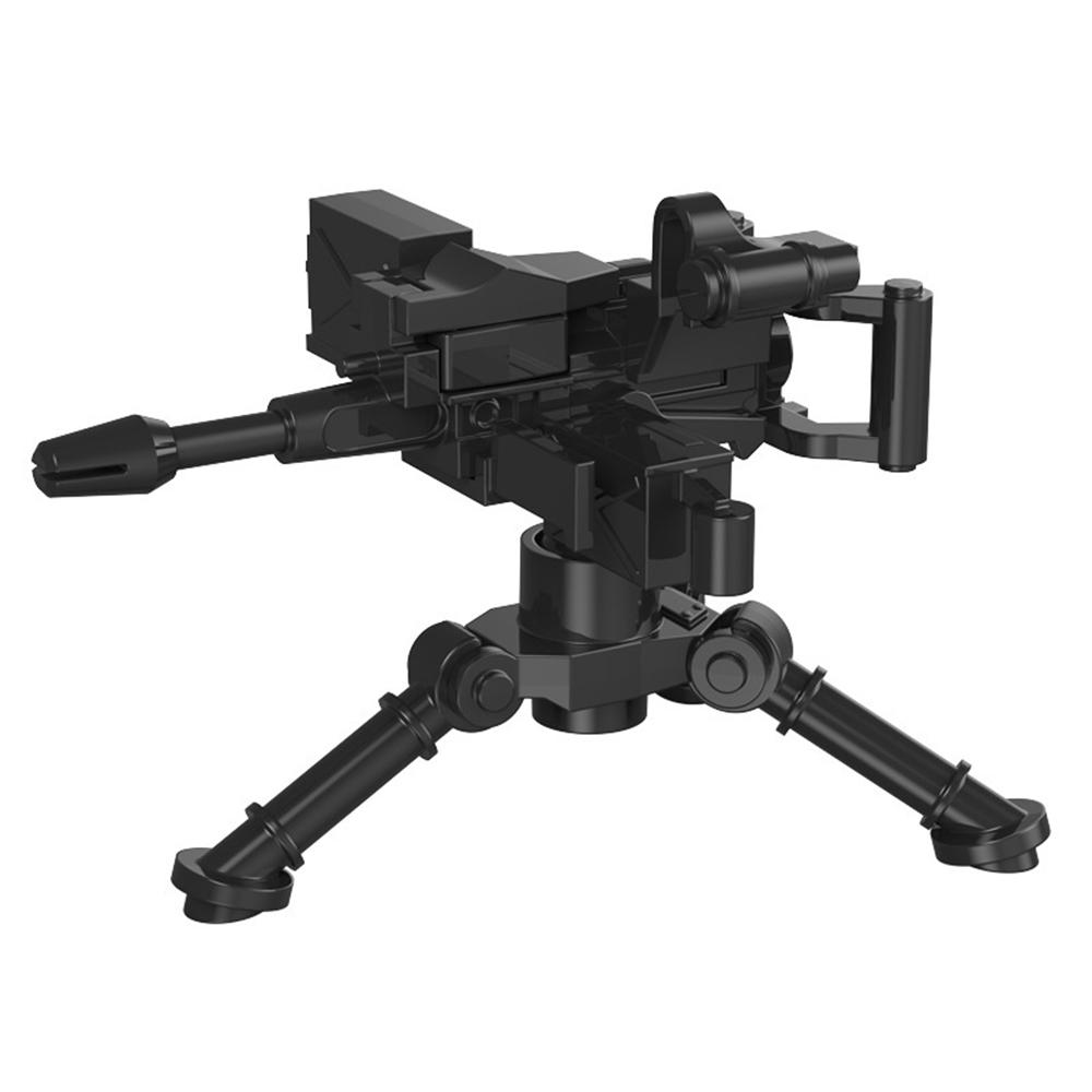 WW2 MOC-Military Building Blocks, Solider Figures, Weapons Machine Guns, Bricks Accessories, RPG Gatling, NSV Mortar, Halloween