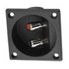 Speakers Terminal Box Push Spring Type 2 Binding Post Cable Connector Acoustic Components