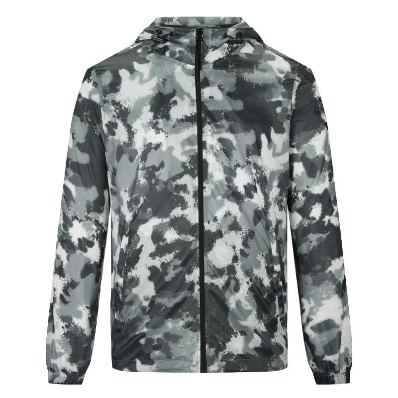 

Qipilang Men s Hooded Camouflage Lightweight Jacket
