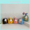 Adorable Cartoon Duckling Kids Backpack For Boys And Girls Soft Oxford Fabric Mini Bag