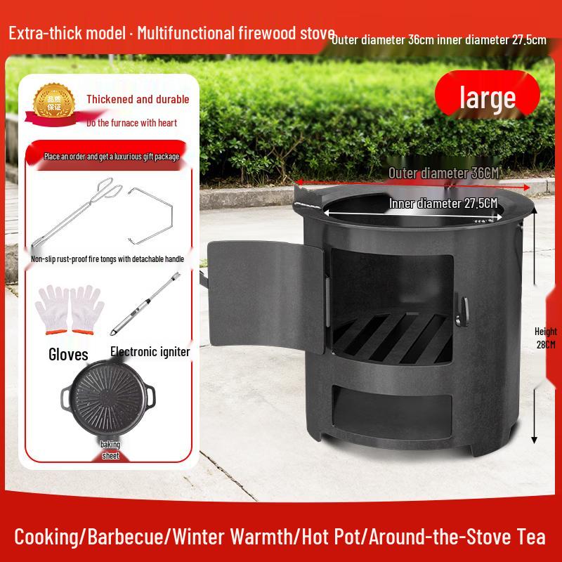 Tiemuyun Outdoor Portable Wood Burning Stove