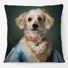 Renaissance Katze Malerei Cavalier King Charles Spaniel Malteser Hund Druck Kissenbezug Kissenhülle