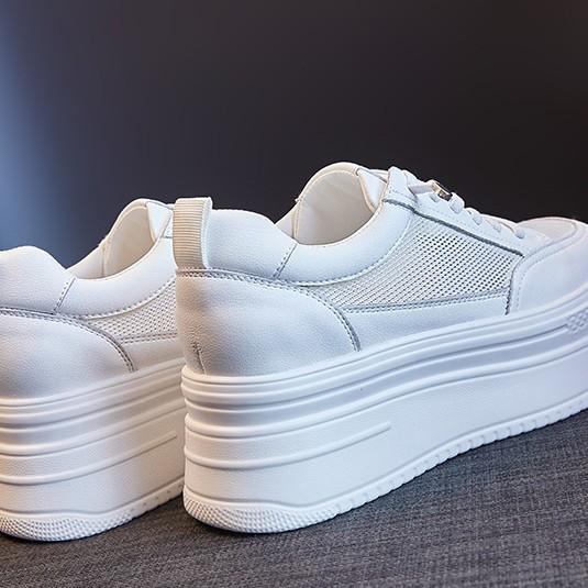 Shoes women's spring and summer new women's breathable thick-soled hollow mesh women's shoes