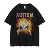 Autistic Funny Skeleton Meme Graphic T Shirt Women Fashion Gothic Retro T Shirts  O-Neck Oversized Short Sleeve T-shirt Unisex