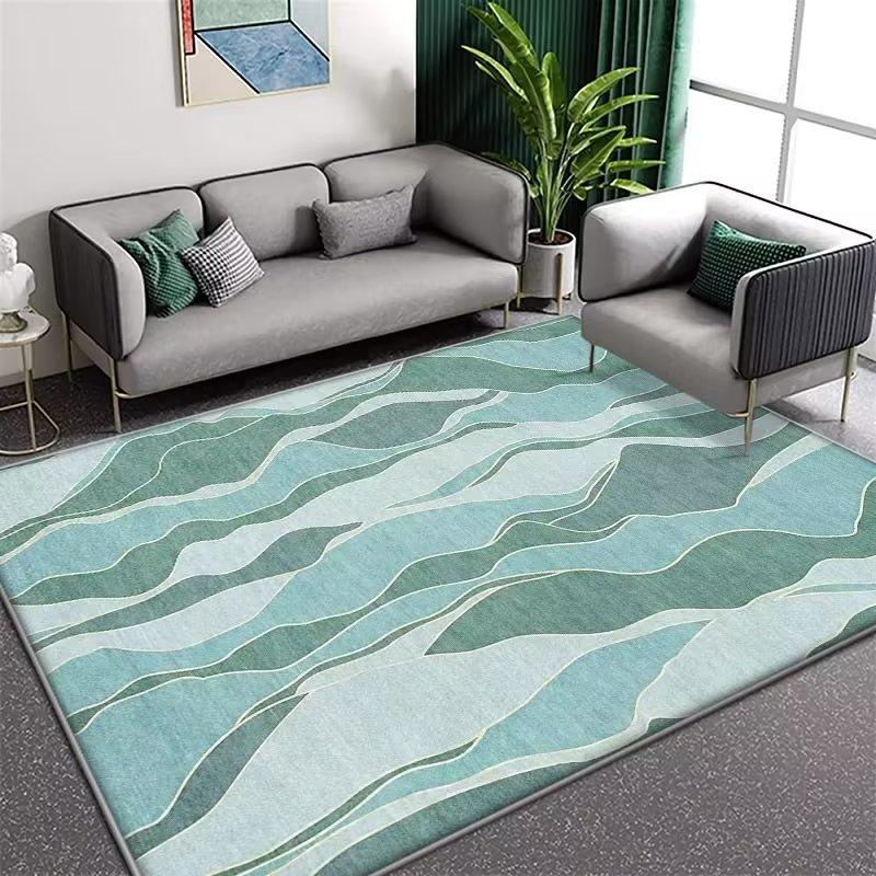 Plant Flower Carpet Living Room Coffee Table Mat Household Bedroom Bedside Carpet Bathroom Soft Foot Pad