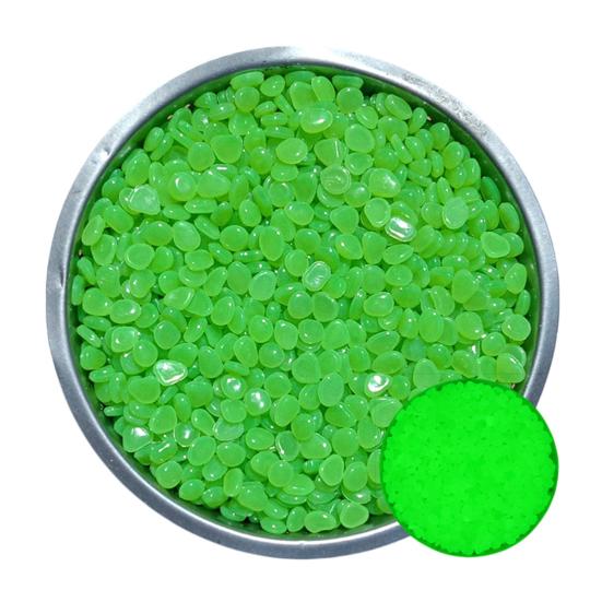 Glow-in-the-Dark Garden Stones Colorful Decorative Aquarium Pebbles Fish Tank Rocks 0.8-1.1cm Luminous Pebbles for Outdoor Walkway Aquarium Landscape