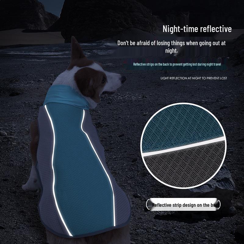 Summer Cooling Vest for Small & Medium Dogs - Breathable Harness for Heat Dissipation