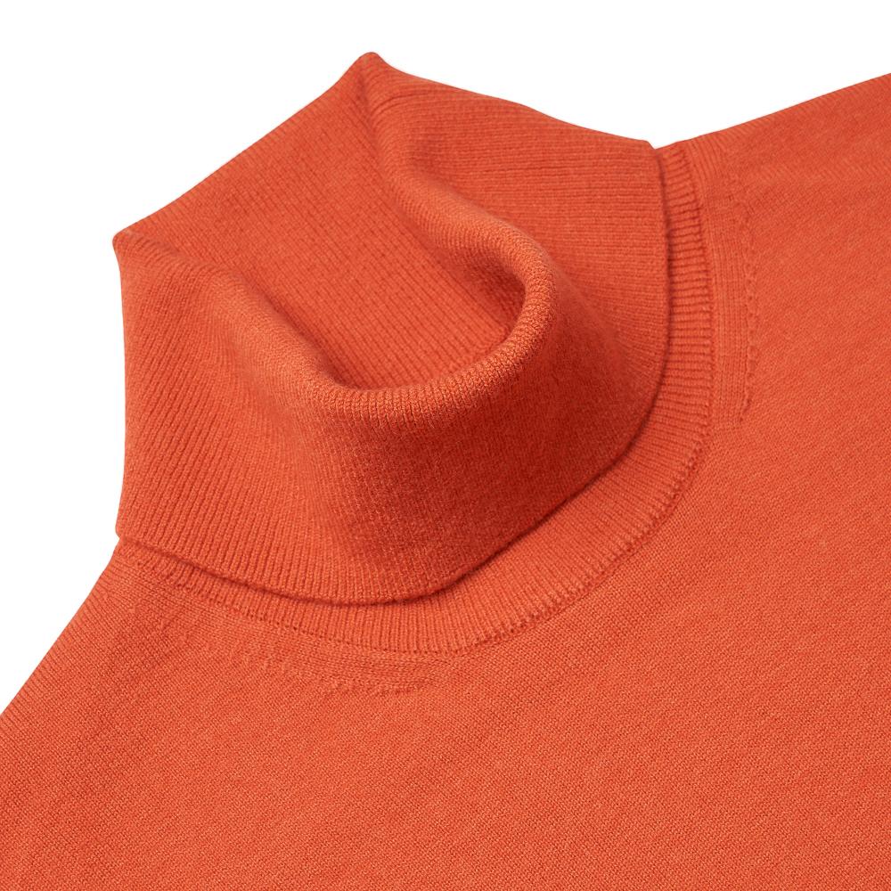 VERNO [Casual] Turtle-Neck Knit Paprica