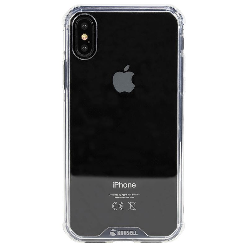 Krusell Kivik Pro Cover - Etui Iphone X (Przezroczysty)