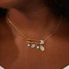 Fashion Zircon Evil Eye Necklaces for Women Turkish Eye Pendant Necklace Girls Clavicle Chain Choker Statement Party Jewelry Gift