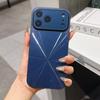 Luxury Laser Aurora CD Texture Phone Case For iPhone 17 Air 16 15 14 13 17 Pro Max Large Window Bumper Shockproof Non-Slip Cover