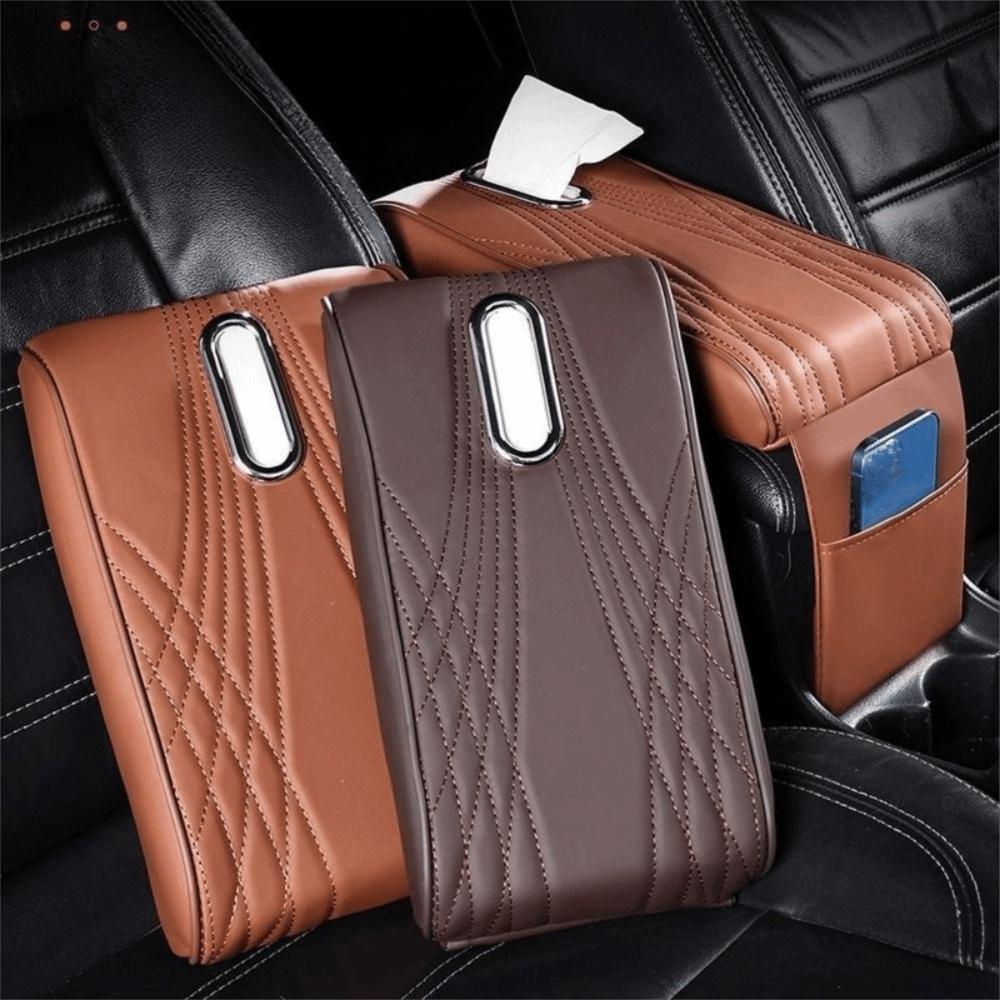 Tissue Box Center Console Cover Elbow Support Arm Rest Protector  Console Box