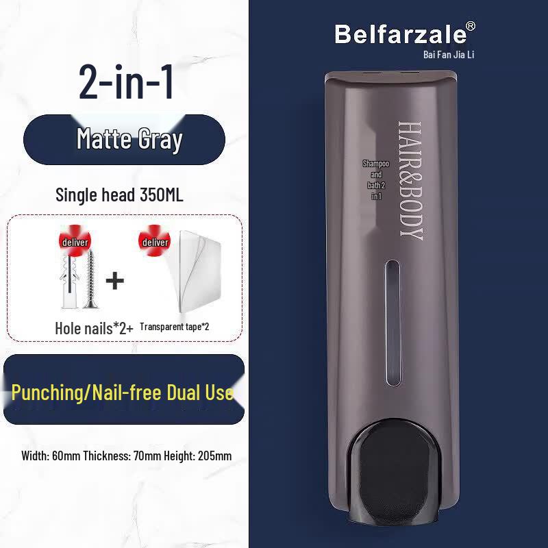 LIEI Ceramic Wall-Mounted Press Soap Dispenser