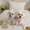 Pet Spring Cute Little Flying Sleeve Striped Dress Pet Dog Clothes Thin Yorkshire Dog Dresses for Small Dogs