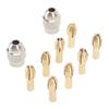 10PCS Brass Drill Chuck Collet Set 0.5-3.2mm Collet Quick Change Drill Chuck  Crafts