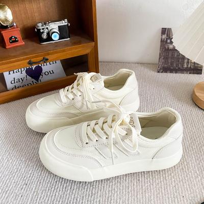 TP365 Popular Thick-soled Little White Shoes Women's Shoes Summer Thin Breathable 2024 New Board Shoes Niche Canvas Shoes