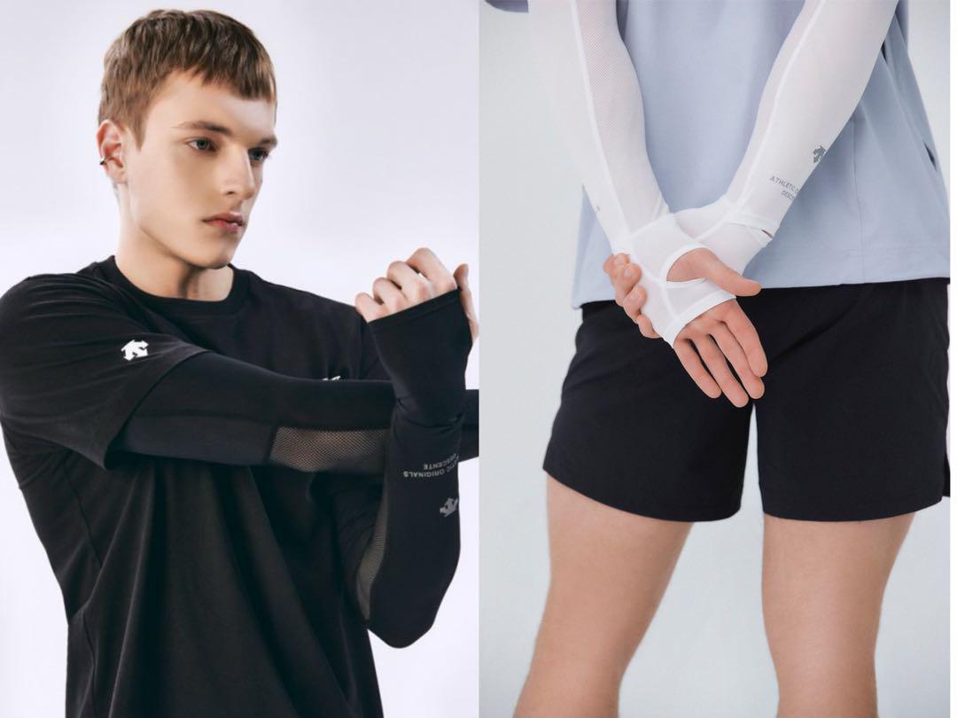 

[USED] DESCENTE Arm Covers for Running, UV Protection, Cooling Long Mesh