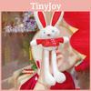 Plush Delightful Rabbit Keyring Adorable Keychain For Stylish New Gifts Year