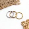 Three-Color Minimalist Stacking Ring – Elegant, Versatile, Thin Bands for Women