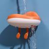 Bathroom Shower Soap Box Dish Storage Suction Cup Cloud Shape Plastic Punch Free Wall Mount Soap Holder Case