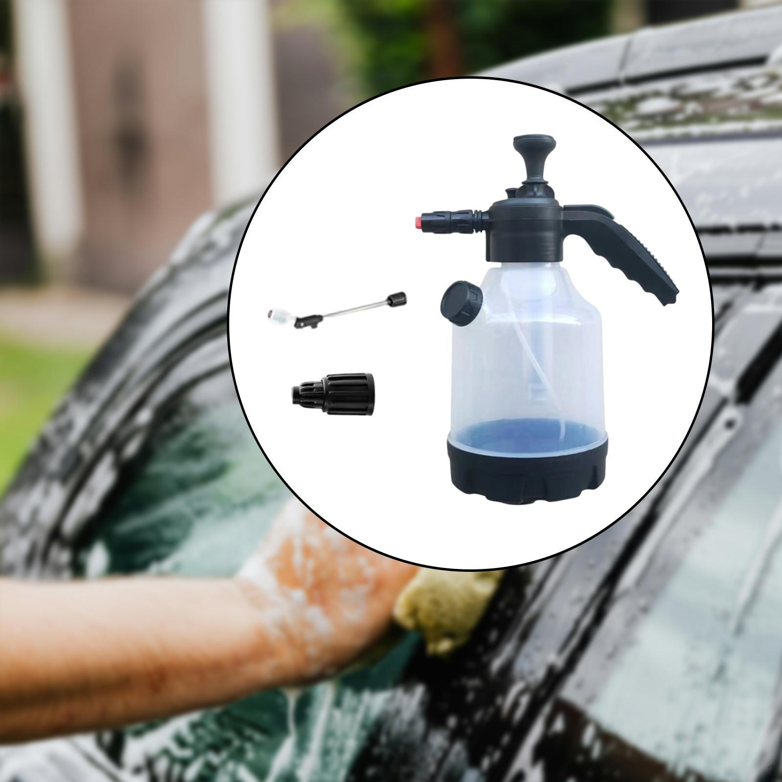 

Foam Sprayer Handheld Effective Generation Spray Bottle Water for Detailing Household Translucent White