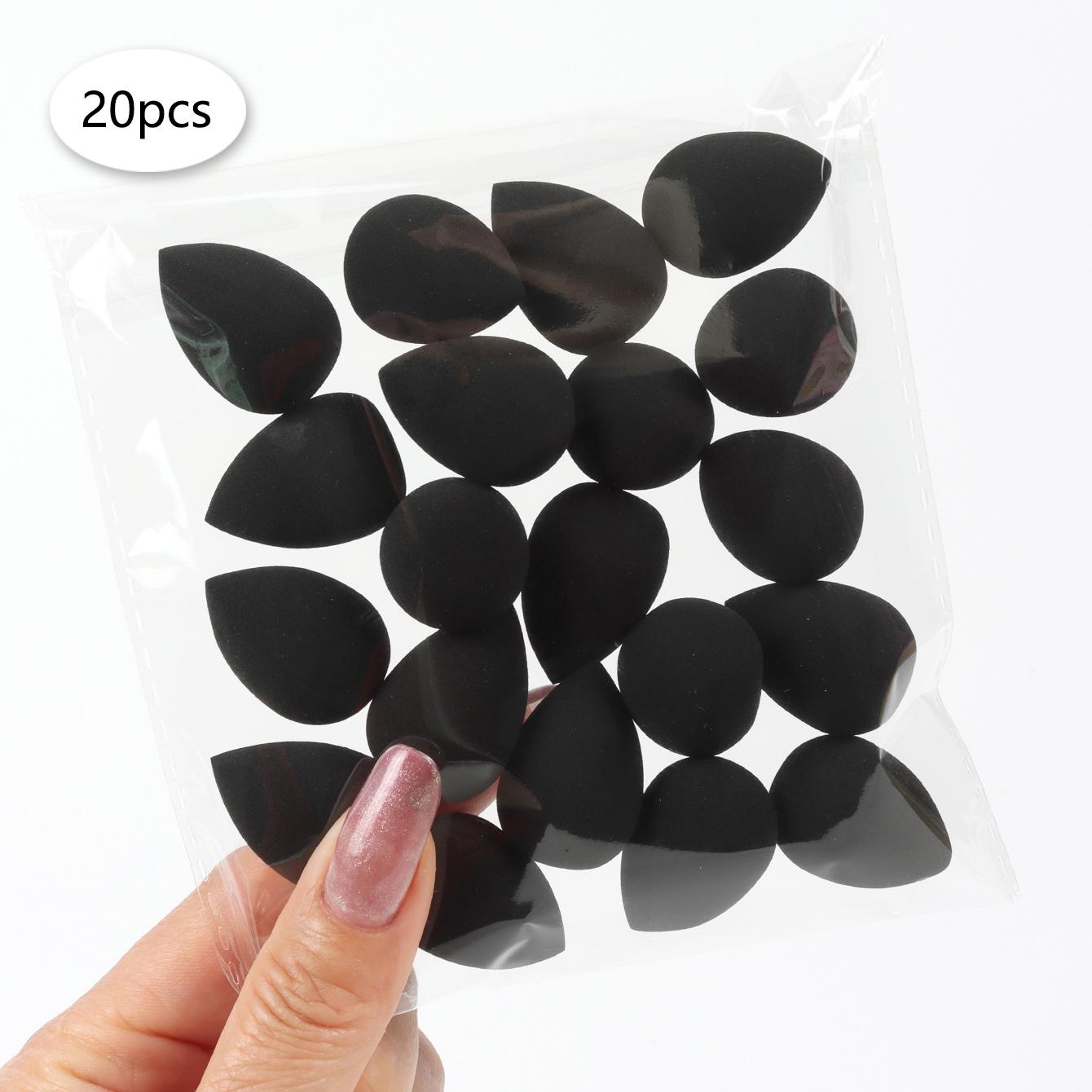 

20Pcs Mini Finger Puff Beauty Cosmetic Foundation Cosmetic Sponge Makeup Blender Suitable for Cream & Powder Concealer