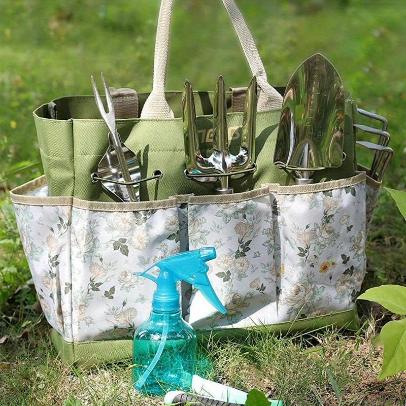 Wooden handle stainless steel garden tool set Gardening flower garden tool set