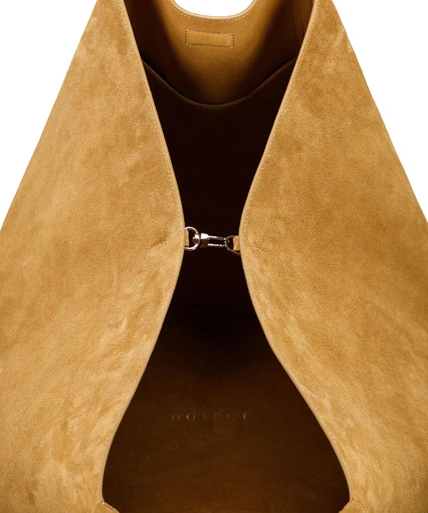 Noirer Suede Shopper Bag (Camel)